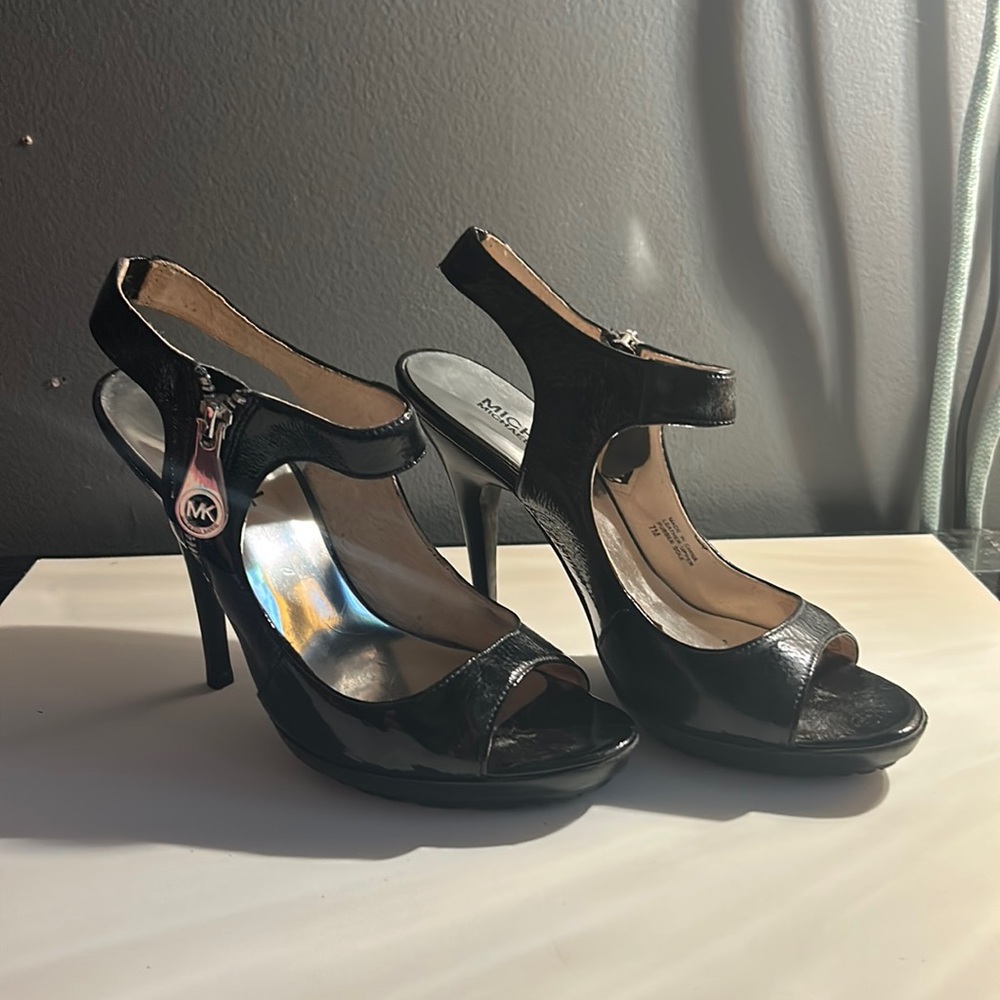 Michael Kors Black Heeled Sandals